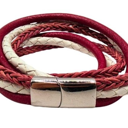 Combination Leather Bracelet - Style 235