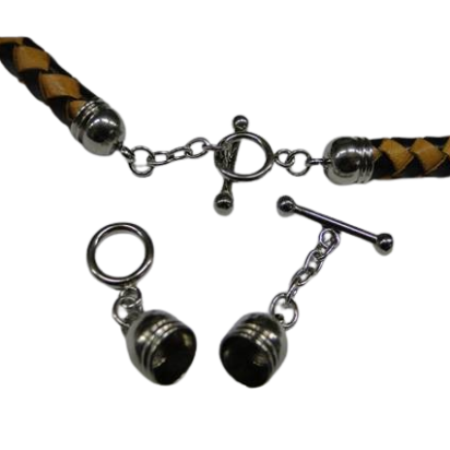 Stainless steel connector toggle cap: SSP-412 8mm (Steel)