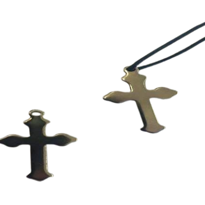 Stainless steel pendant SSP-654 28mm (Steel)