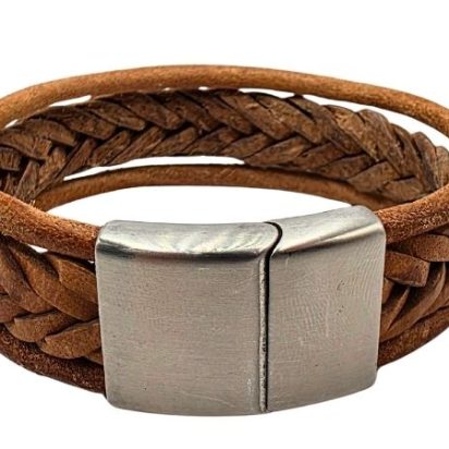 Combination Leather Bracelet - Style 229