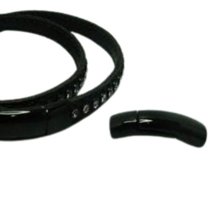 Stainless Steel Magnetic Clasp: MGST-139 6*3.5mm (Black)