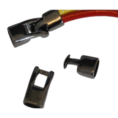 Zamak Hook clasp: ZAML-48 10.5*5.5mm (Steel Matt)