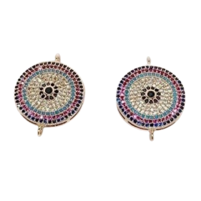 Shamballa Bead - 18mm - Silver
