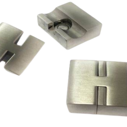 Stainless Steel Magnetic Clasp: MGST-33 17*5mm (steel matt)