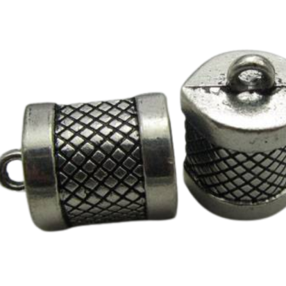Zamak end cap: CA 3382 12mm (steel)