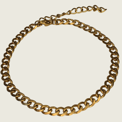 NK Chain Bracelet - Gold - 4mm - Item 983