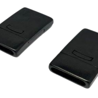 Stainless Steel Magnetic Clasp: MGST-109 14*3,5mm (black matt)