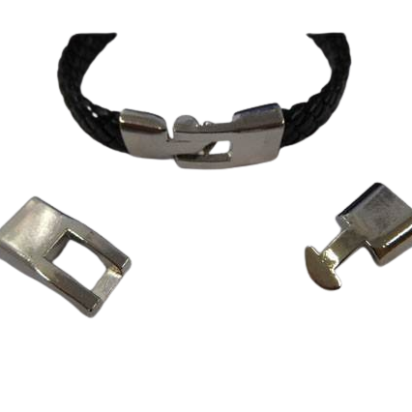 Zamak Hook Clasps: ZAML10 10*5.5mm (steel)