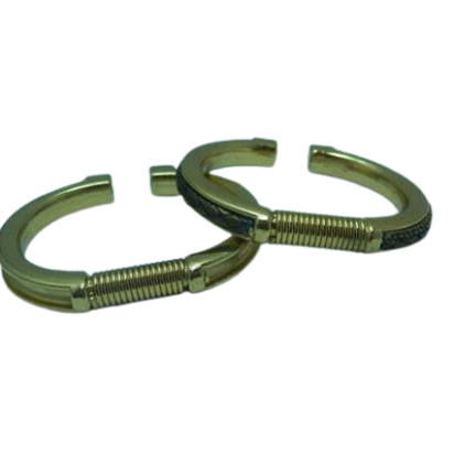 Zamak bracelet blank cuffs: MGL 399 5mm (Gold)