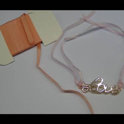 Real Silk Ribbons -A 067-Peach - 4mm
