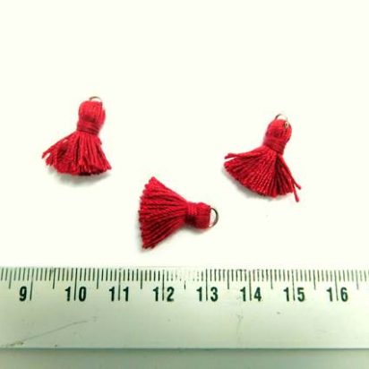 Cotton Tassels - 1,5mm - Red 