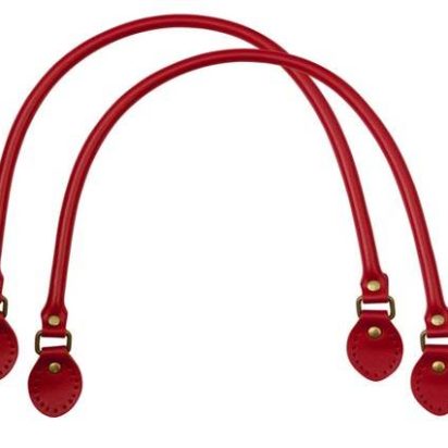 Leather-Bag Handle-Style1- Red