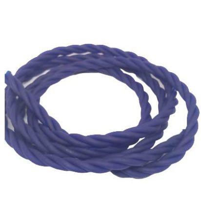 Round Braided Rubber Cord - Style - 1