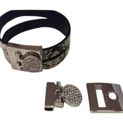 Zamak magnetic claps: MGL-256 18*2,5mm (steel)