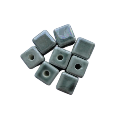 Ceramic Beads - 8mm (Grey)