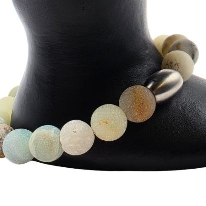 Amazonite Gemstone Bracelet: Style-541 (8mm)