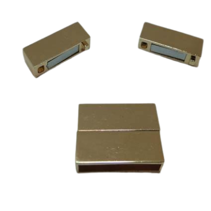 Zamak magnetic claps: MGL-213 25*4mm (gold)