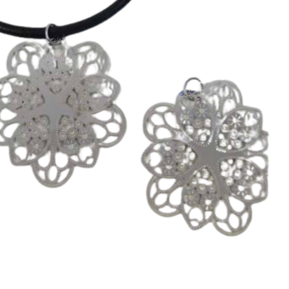 Stainless Steel Pendant: SSP-577 39mm (Steel)