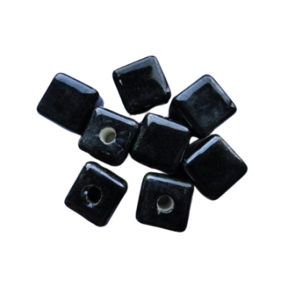 Ceramic Beads - 10mm (Black)