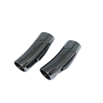 Stainless Steel Push Clasp: MGST-06 9mm (Steel)
