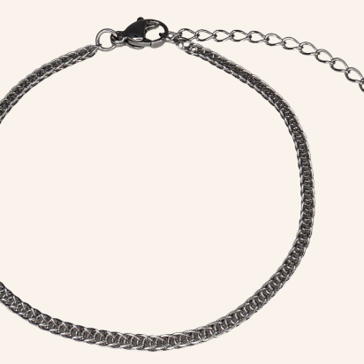 Chopin Chain Bracelet - Silver - 1mm - Item 1000