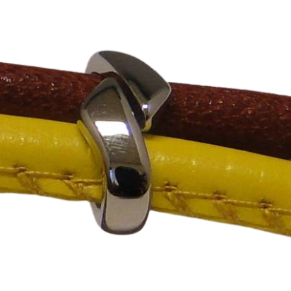 Stainless steel part for round leather: SSP-72 14*5.5 (steel)