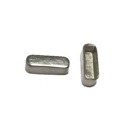 Stainless Steel End Caps: SSP703 12x3.5mm (Steel)