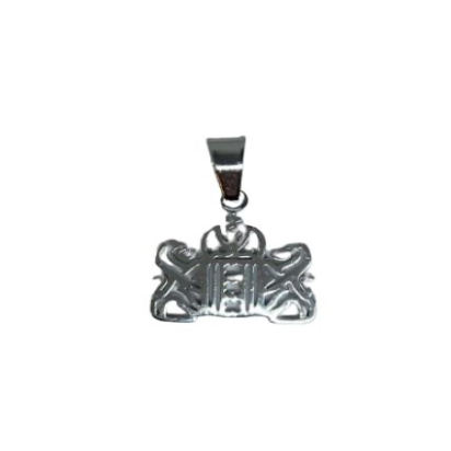 Stainless Steel Pendant: SSP 1005 20x10mm Steel