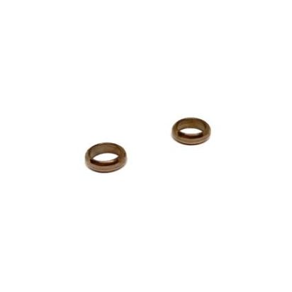 Stainless steel part for round leather: SSP-179 5MM (Rose Gold)