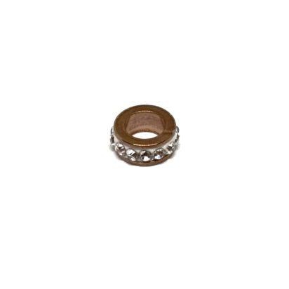 Stainless steel part for round leather: SSP-360 4mm (Rose Gold)