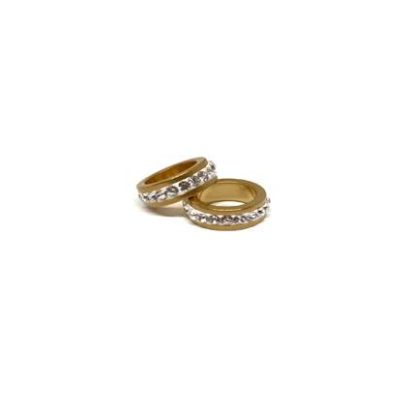 Stainless steel part for leather: SSP-362 8mm (Gold)