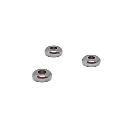 Stainless steel part for round leather: SSP-37 1MM (Steel)