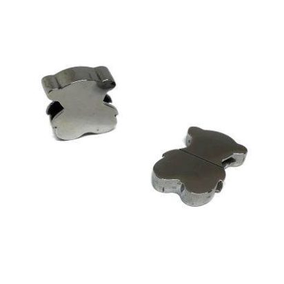 Stainless steel slider for Flat cords: SSP-397 3*10mm (Steel)
