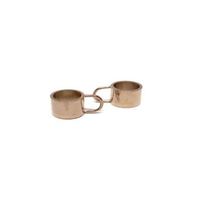Stainless steel part for leather: SSP-54 8mm (Rose Gold)