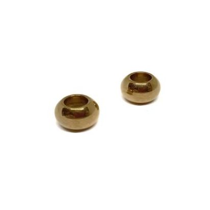 Stainless steel part for leather: SSP-70 6mm (Gold)