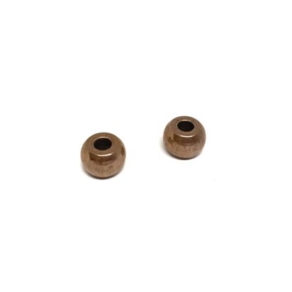 Stainless steel part for round leather: SSP-70 4mm (Rose Gold)