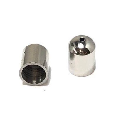 Stainless steel part for leather: SSP 759 8mm (Steel)