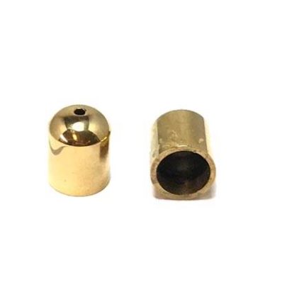 Stainless steel end cap: SSP 759 8mm (Gold)