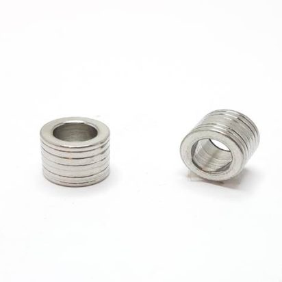 Stainless steel part for leather: SSP-778 6.2mm (steel)
