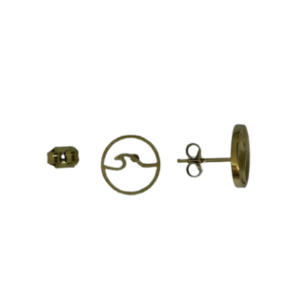 Earring components - SSP 808 – 10MM – Gold
