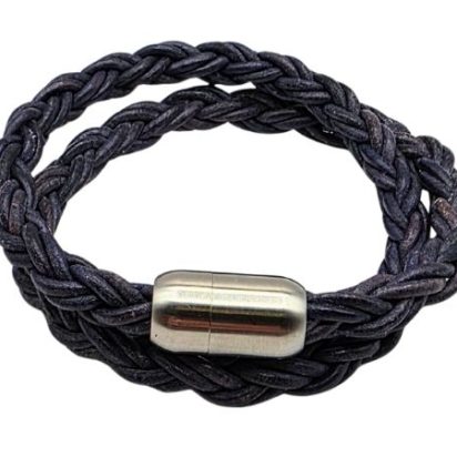 Hawaii Bolo Braided Leather Bracelet - Style 526