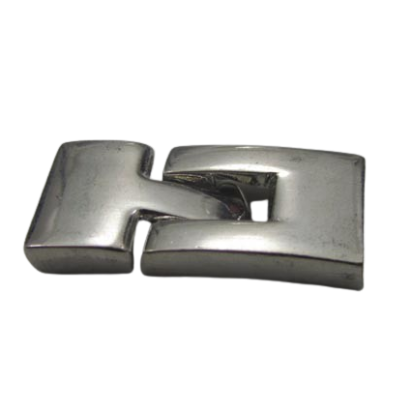 Zamak Hook clasp: ZAML22 14x2.5mm (Steel)