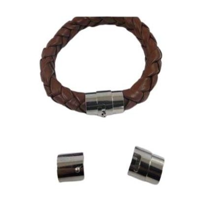 Zamak Twist magnetic clasp: MGL 7 10mm (steel)