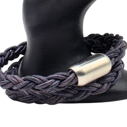 Hawaii Bolo Braided Leather Bracelet - Style 526