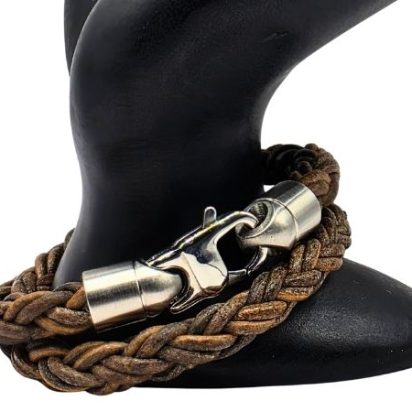 Hawaii Bolo Braided Leather Bracelet - Style 501