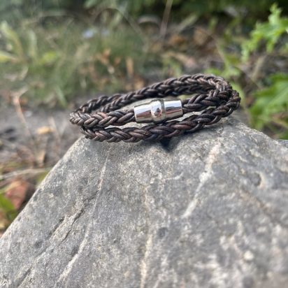 Hawaii Bolo Braided Leather Bracelet - Style 152