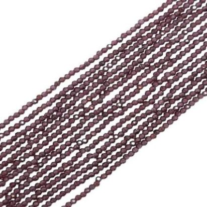 Faceted Natural stones - 2mm - Garner