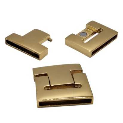 Stainless Steel Magnetic Clasp: MGST-119 30*3mm (Gold)