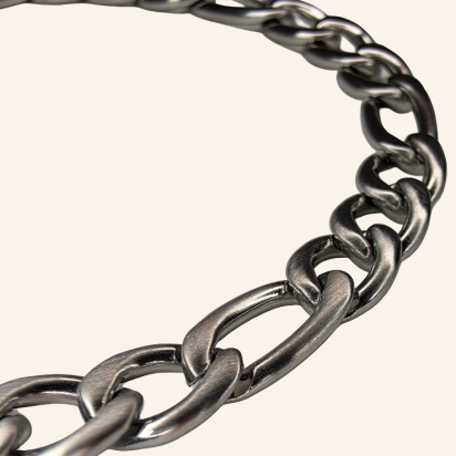 Figaro Chain Bracelet - Silver - Item 999