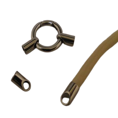 Stainless steel end cap: SSP56 6mm (bronze)